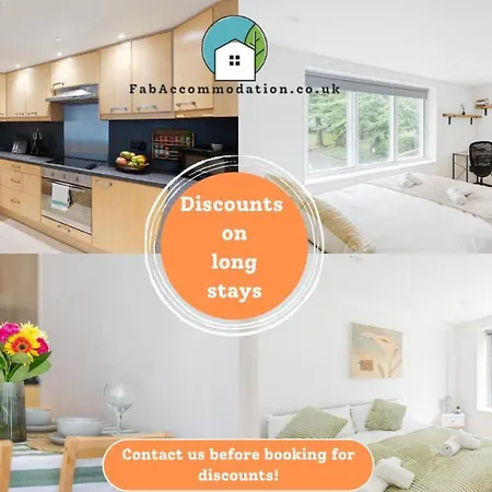Appartement Apt-2bed 2bath-ac Unit-by Fabaccommodation Bristol