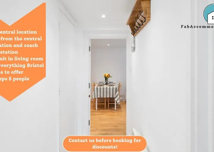 Apt-2bed 2bath-ac Unit-by Fabaccommodation Апартаменти Бристоль