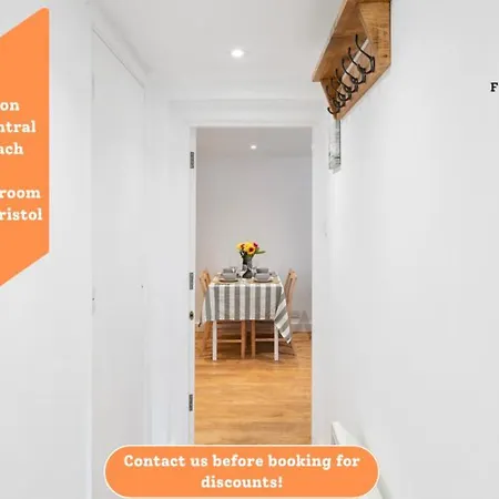 Apt-2bed 2bath-ac Unit-by Fabaccommodation アパート ブリストル